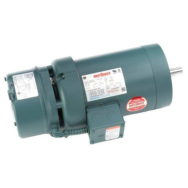 3-Phase Brake Motor, 1 HP, 143TC Frame, 208-230/460V AC Voltage, 1,760 Nameplate RPM
