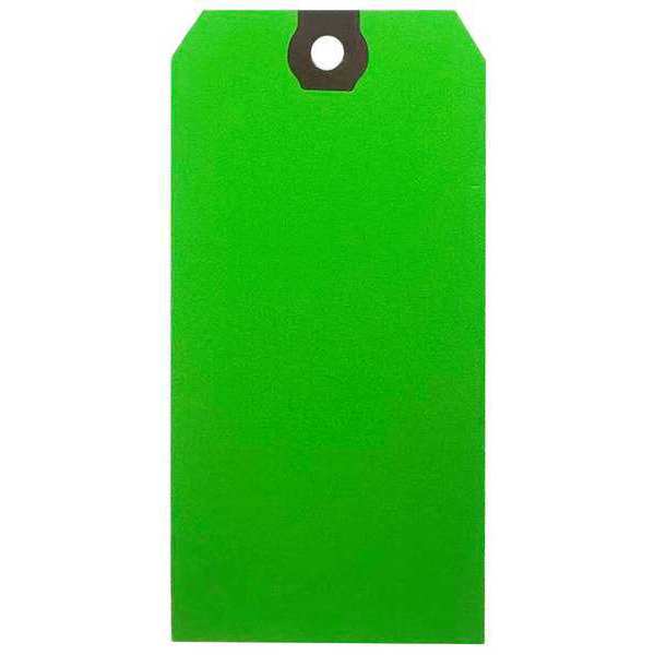 Blank Shipping Tag, Paper, Green, PK1000