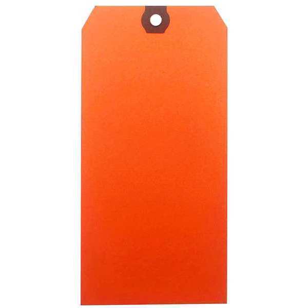 Blank Shipping Tag, Paper, Orange, PK500