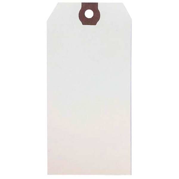 Blank Shipping Tag, Paper, White, PK1000