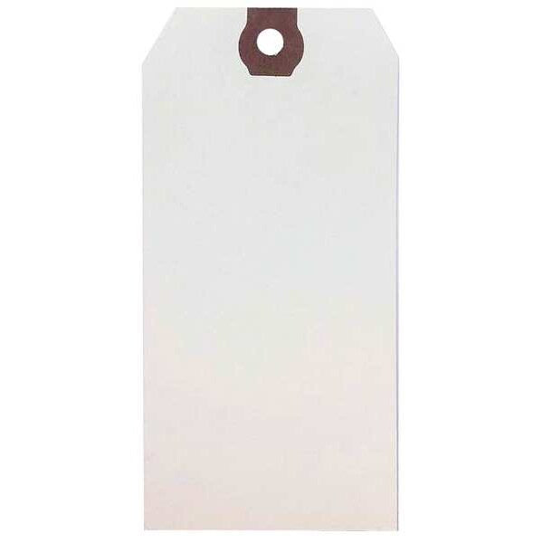 Blank Shipping Tag, Paper, White, PK1000