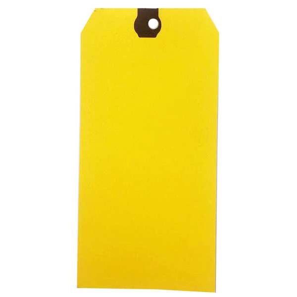 Blank Shipping Tag, Paper, Yellow, PK1000
