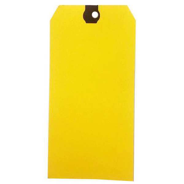 Blank Shipping Tag, Paper, Yellow, PK1000