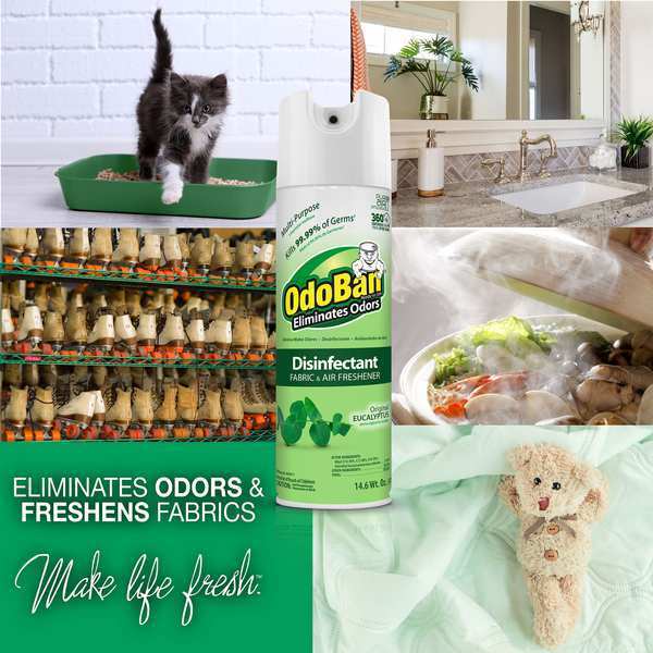 Disinfectant Fabric and Air Freshnr, PK6