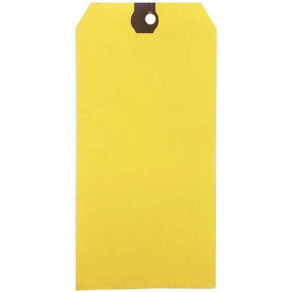 Blank Shipping Tag, Paper, Yellow, PK1000