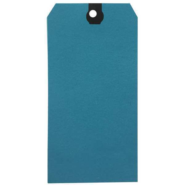 Blank Shipping Tag, Paper, Blue, PK1000