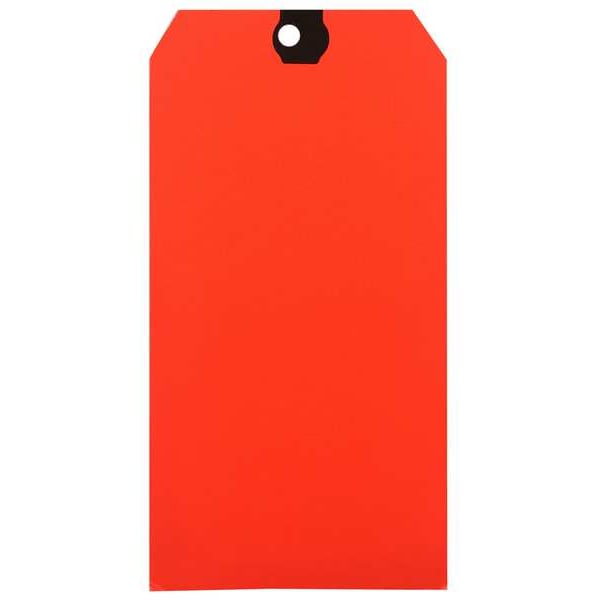 Blank Shipping Tag, Paper, Orange, PK1000