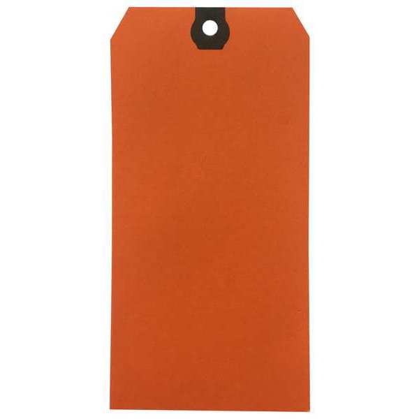 Blank Shipping Tag, Paper, Orange, PK500