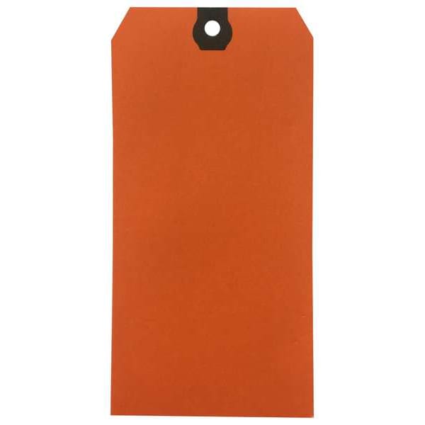 Blank Shipping Tag, Paper, Orange, PK1000