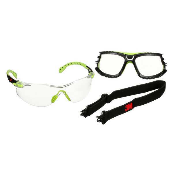 Safety Glasses Kit, Clear Polycarbonate Lens, Anti-Fog, Anti-Scratch