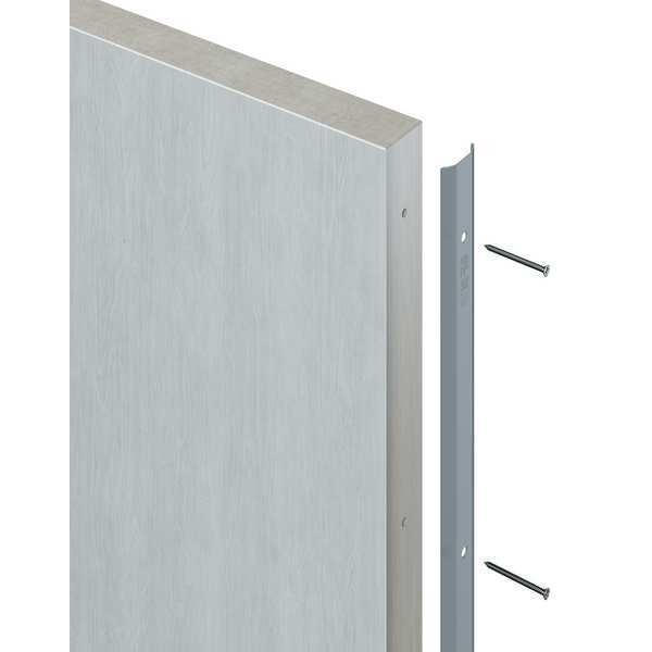 Fire Door Gap Seal, 84 in, 1/4 in, 1 1/2 in