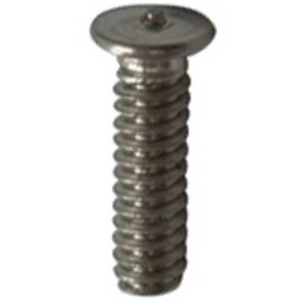 Weld Stud, #6-32, 3/8 in, TFTS, 18-8 Stainless Steel, Bright Finish, 100 PK
