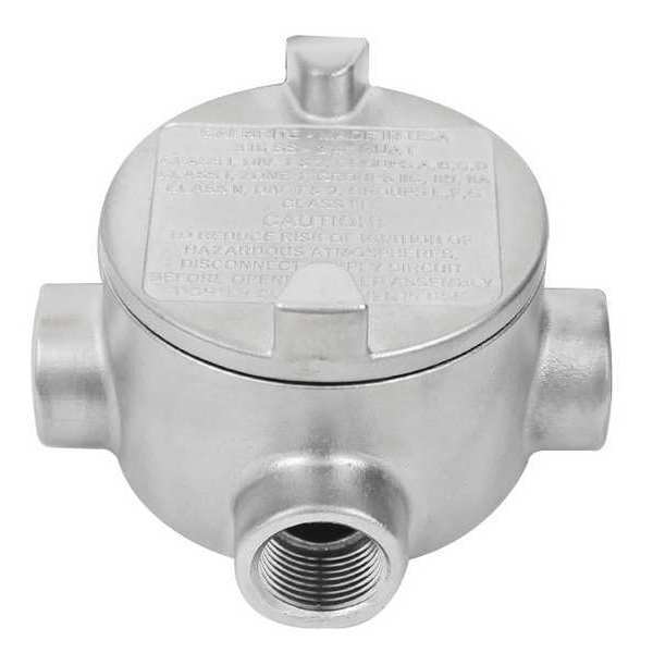 Conduit Outlet Body, SS, Trd Sz 1in