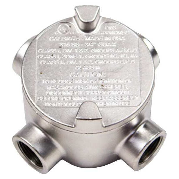 Conduit Outlet Body, SS, Trd Sz 3/4in