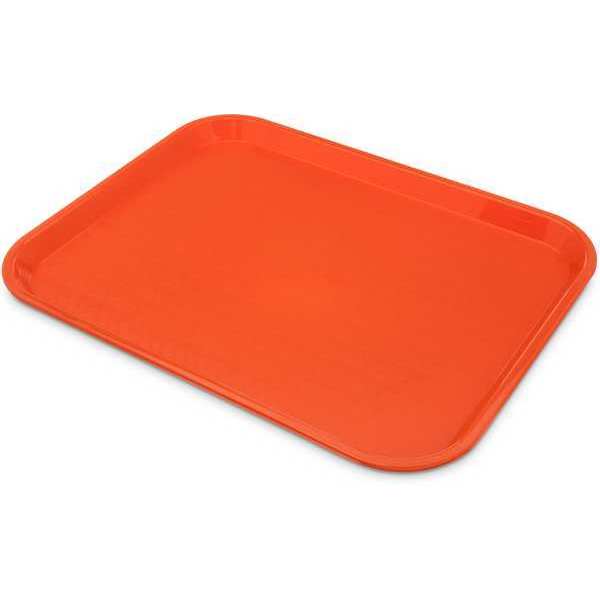 Cafeteria Tray, 18 in L, Orange