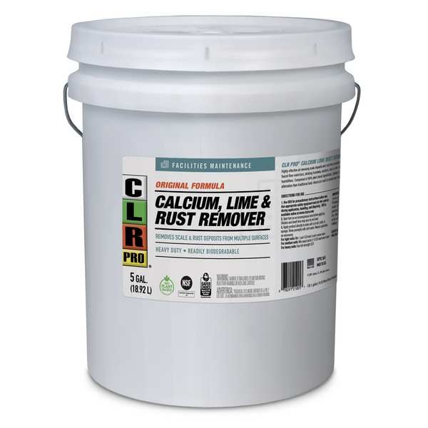 Calcium, Lime/Rust Remover, 5 gal, Bucket
