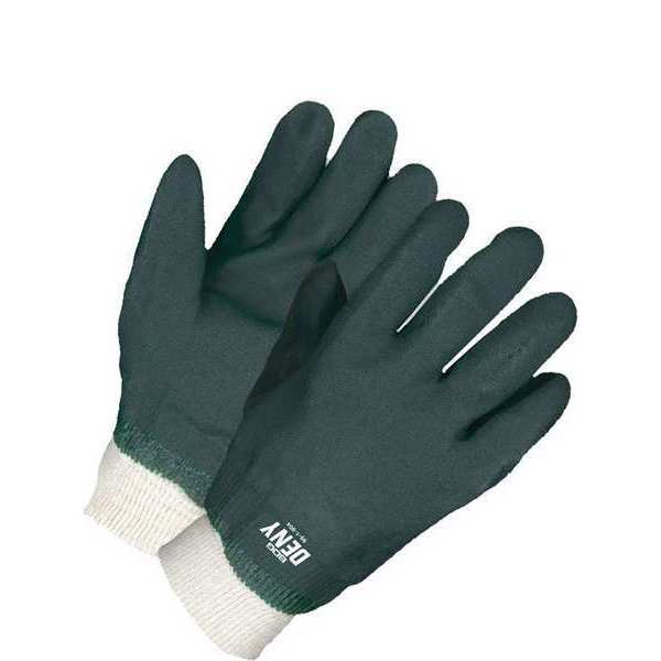 Coated Gloves, Knit, L, 10.5