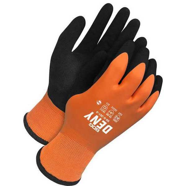Winter Cut Resistant Lined Double Latex Palm Dip, Size L (9)