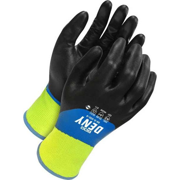 Winter Cut Resistant Lined Double Nitrile 3/4 Dip, Size XL (10)