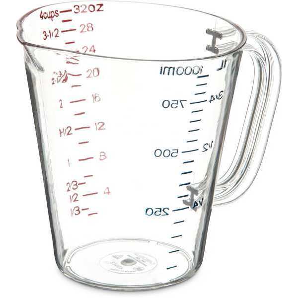 Measuring Cup, Clear, Plastic