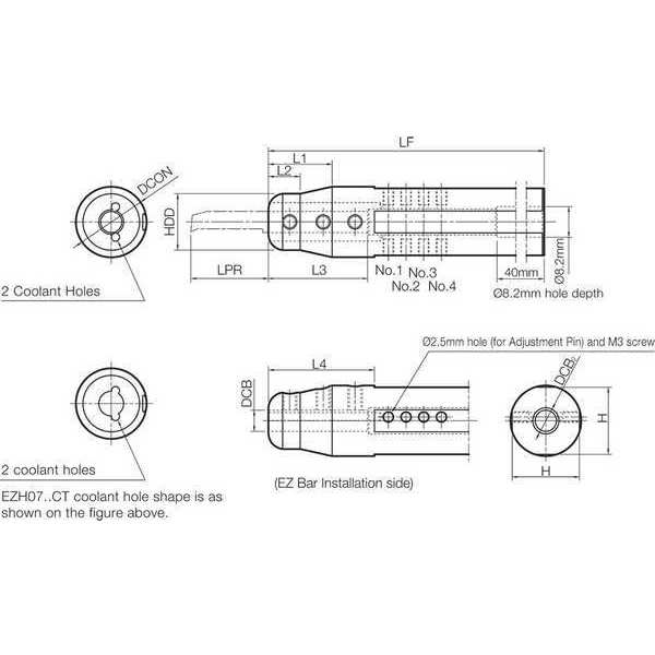 Micro Bar Sleeve, Adj., Coolant-Through