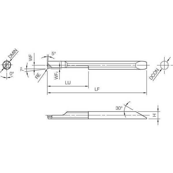 Micro Bar, for Hardened Materials
