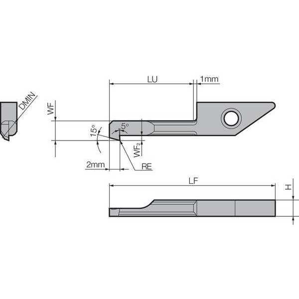 Micro Bar, for Steel Back Boring
