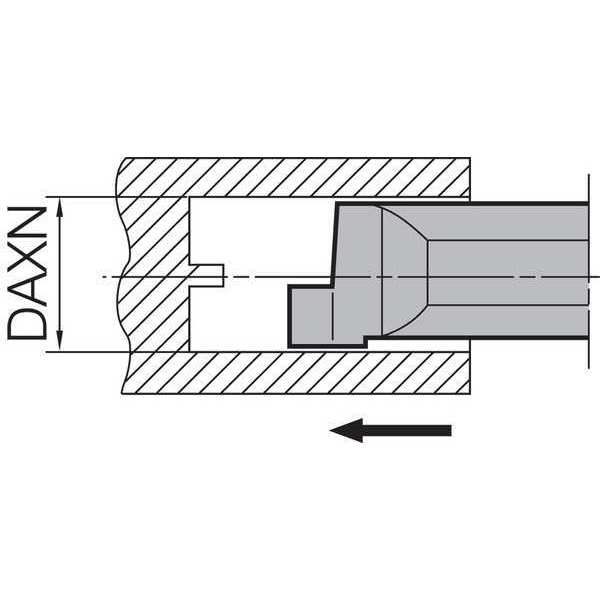 Micro Face Grooving Bar, PVD Carbide