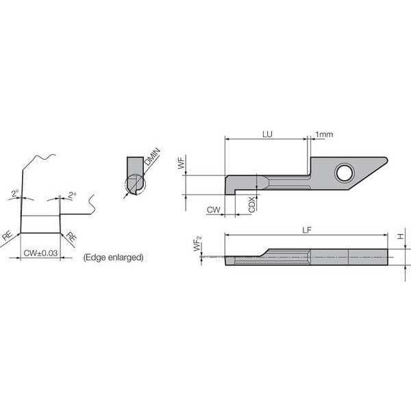 Micro Face Grooving Bar