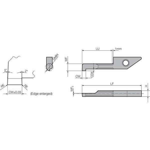Micro Face Grooving Bar