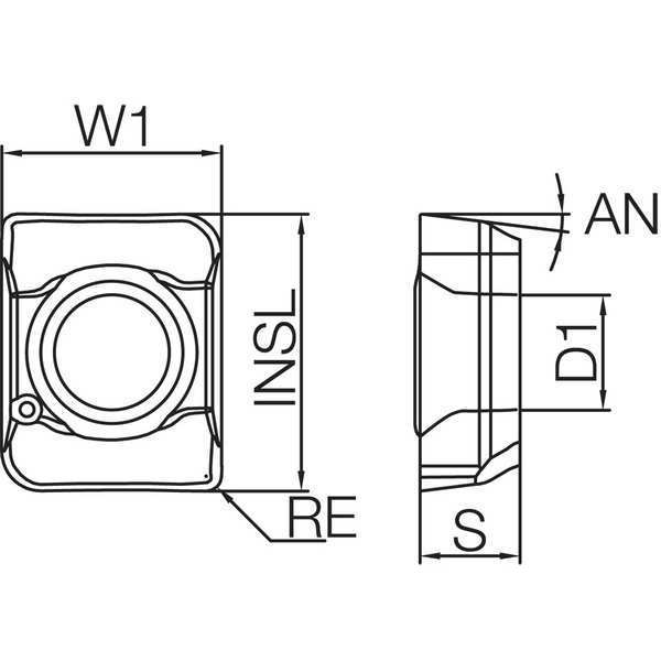 Indexable Drilling Insert