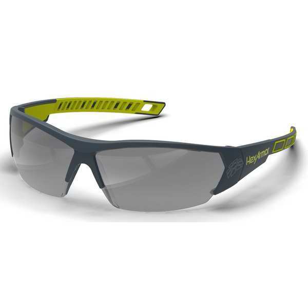 Safety Eyewear, Wraparound Photochromatic Polycarbonate Lens, Anti-Fog, Scratch Resistant