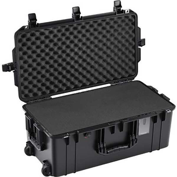 Pelican Aircase w Foam, 8.22 in, PrPu, Blk