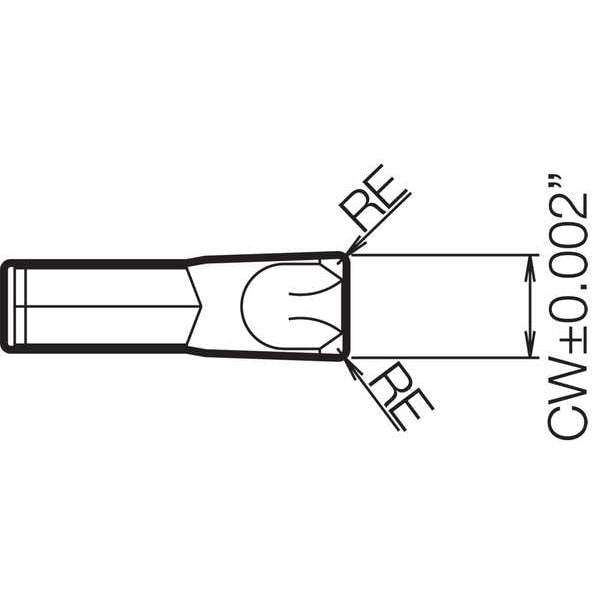 Cut-Off Insert, CVD Carbide