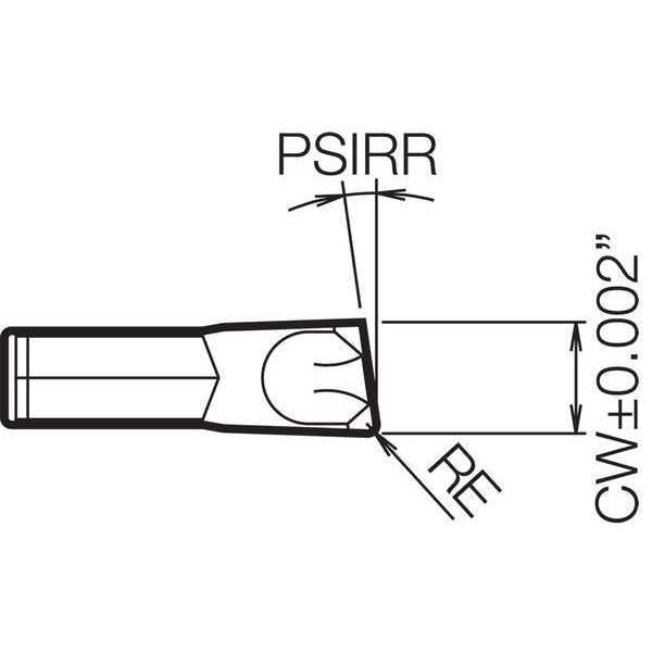 Cut-Off Insert, PVD Carbide