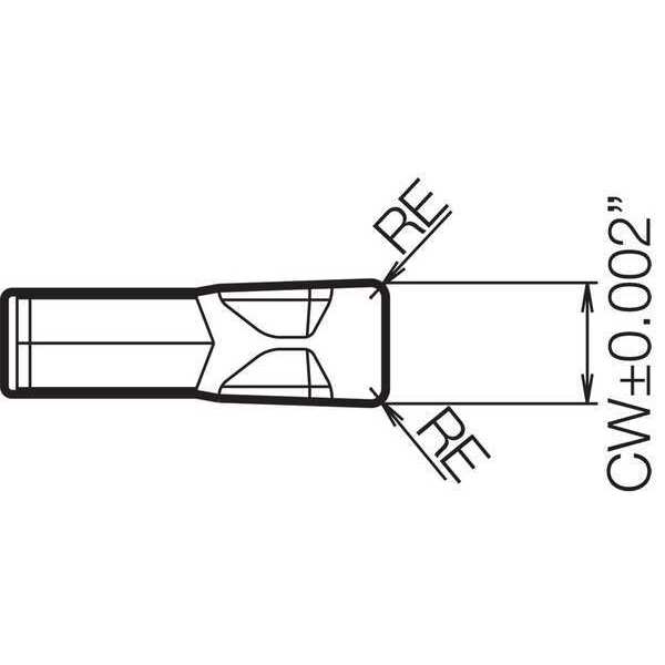 Cut-Off Insert, PVD Carbide