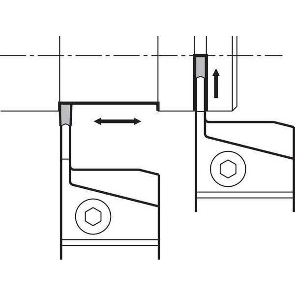 External Grooving Toolholder