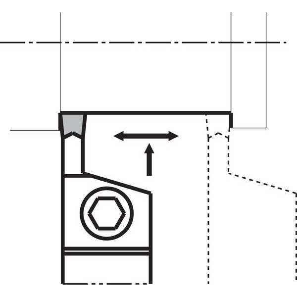 External Grooving Toolholder