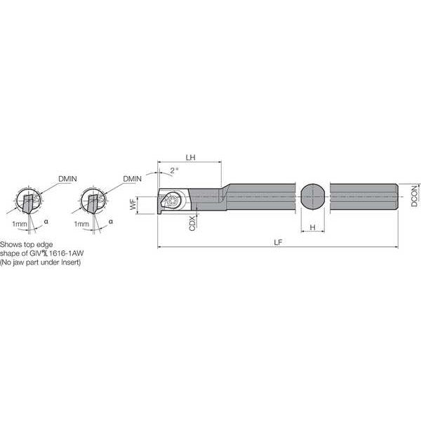 Internal Grooving Toolholder