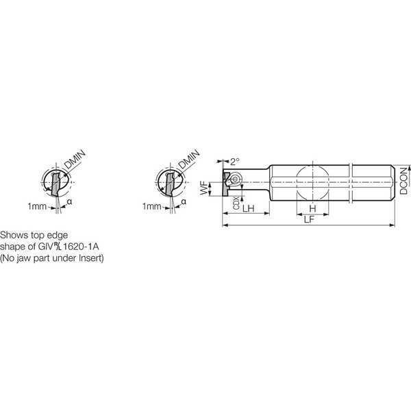 Internal Grooving Toolholder