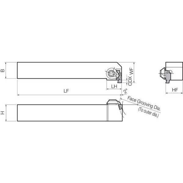 Face Grooving Toolholder