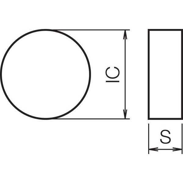 Round Turning Insert, Ceramic