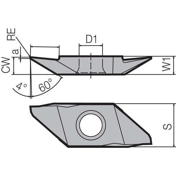 Indexable Turning Insert, Carbide