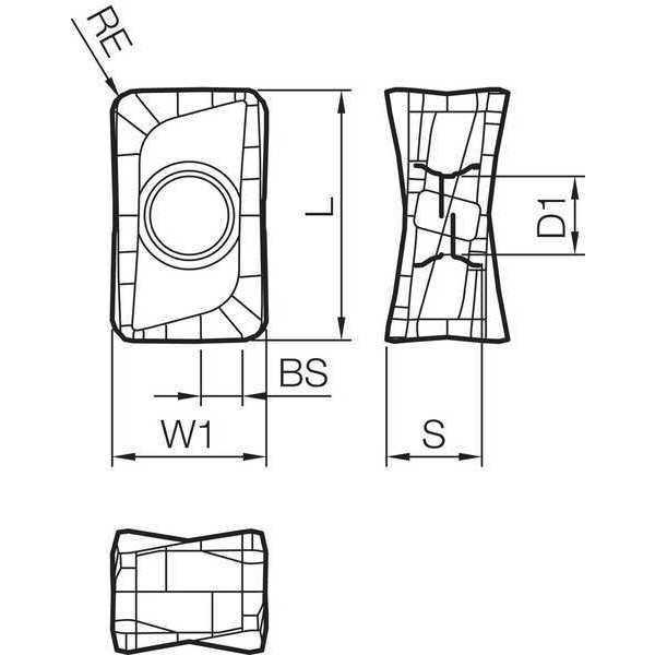 Rectangle Milling Insert