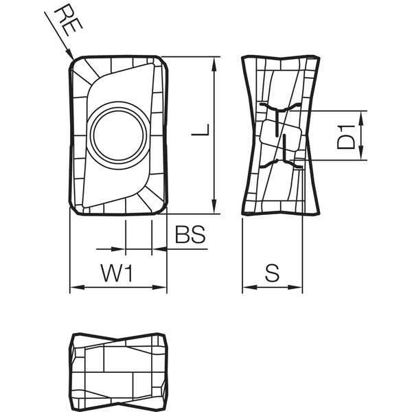 Rectangle Milling Insert