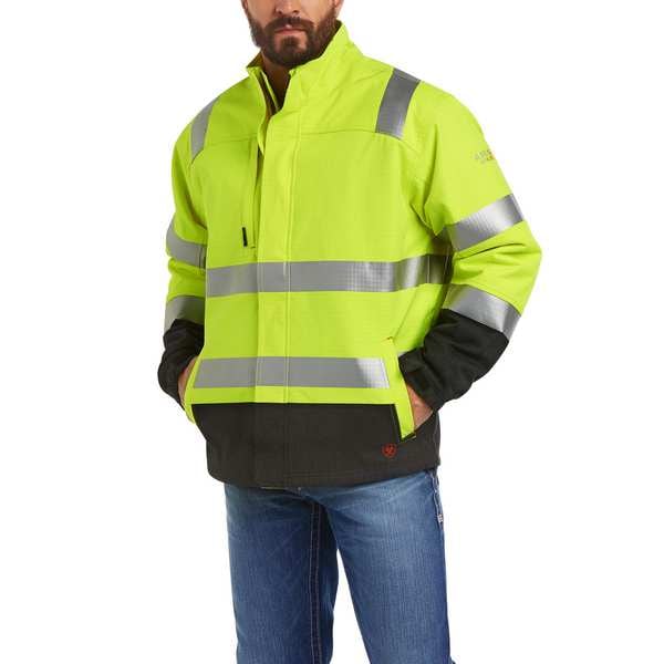 FR Insulated Waterproof Hi-Vis Jacket, S