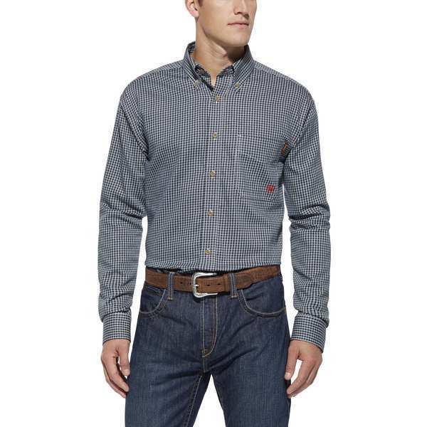 Flame-Resistant Shirt, Blue, 2XL