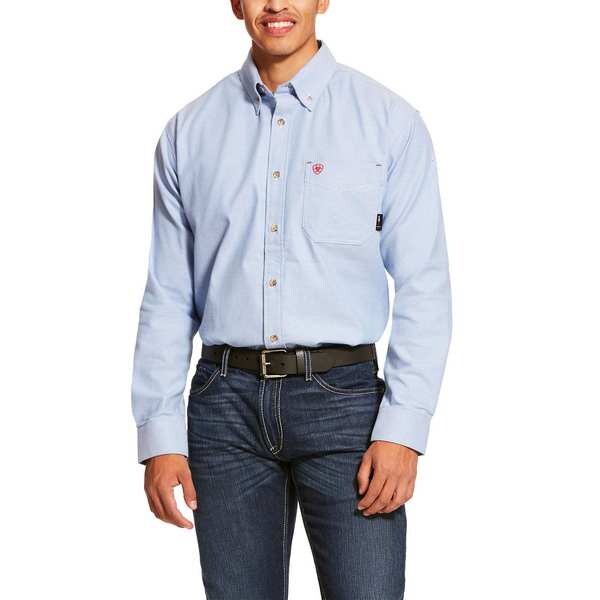 Flame-Resistant Shirt, Blue, 2XL