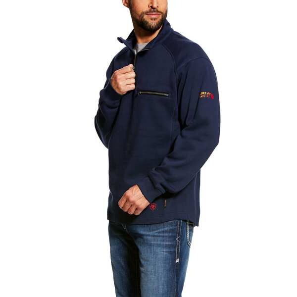 FR 1/4 Zip, Men's, XL, Blue, Tall