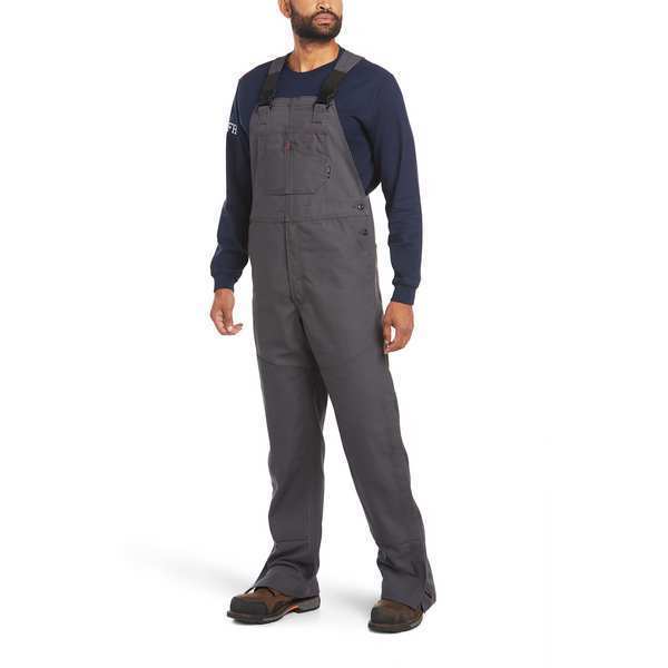 Bib Overalls, Gray, L